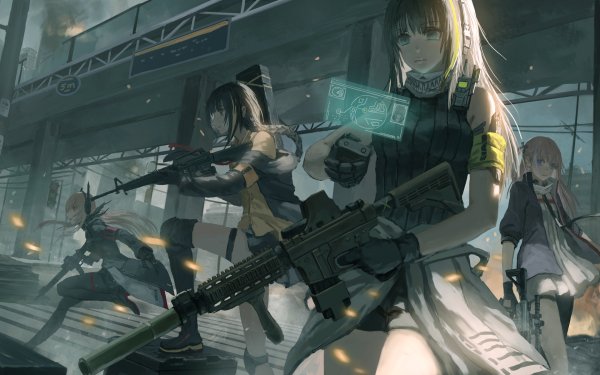 Video Game Girls Frontline M4A1 M4 Sopmod II AR15 M16a1 HD Wallpaper | Background Image