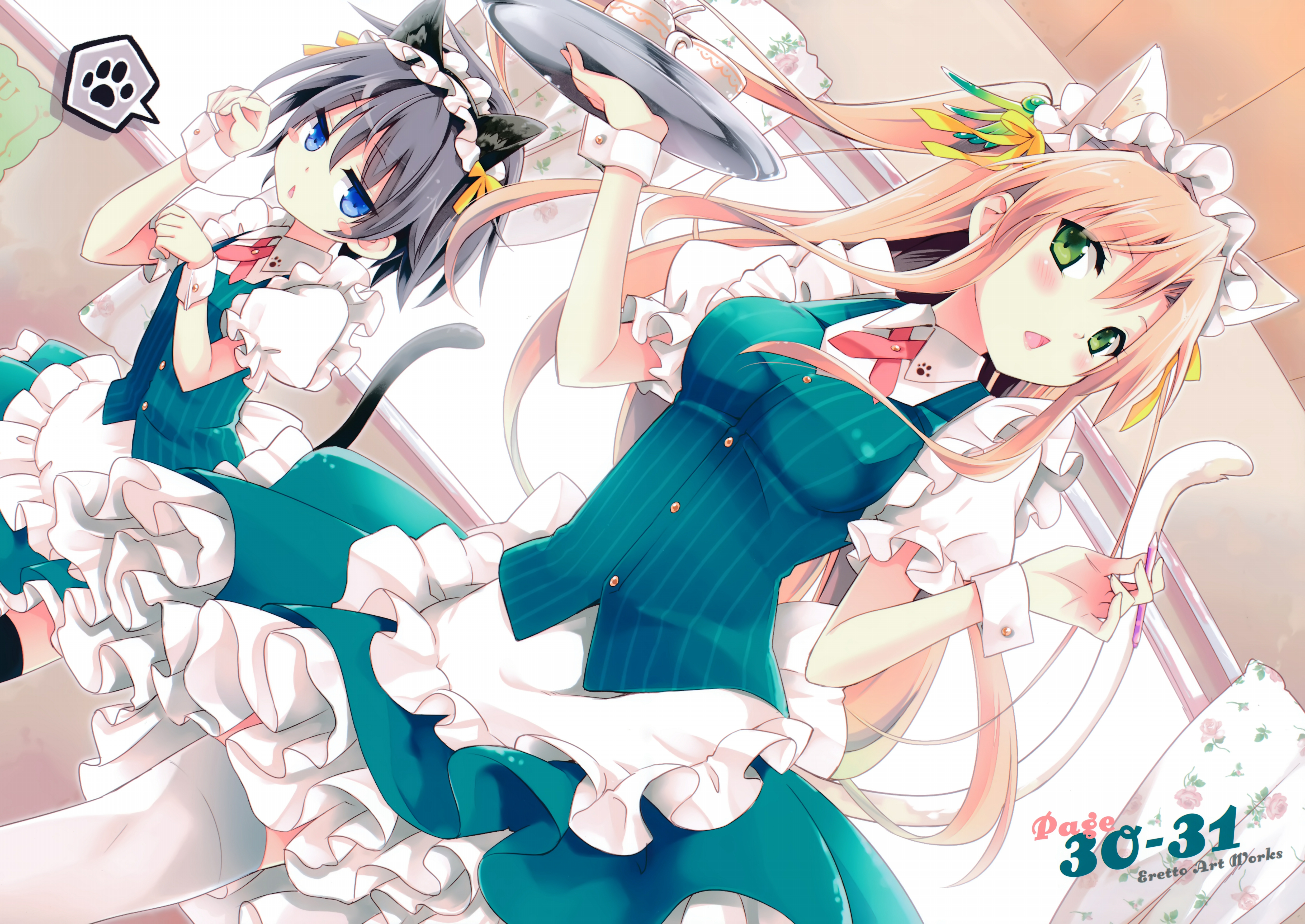 Anime Ruriiro ni Boketa Nichijou 4k Ultra HD Wallpaper by Eretto