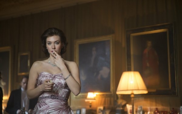 TV Show The Crown Princess Margaret Vanessa Kirby HD Wallpaper | Background Image