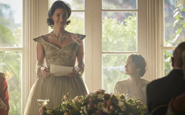 Vanessa Kirby Princess Margaret TV Show The Crown HD Desktop Wallpaper | Background Image