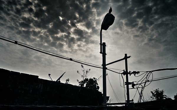Photography Black & White Sky Power Line HD Wallpaper | Background Image