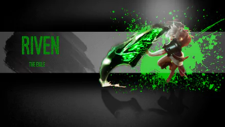  Riven Effect Wallpaper Green