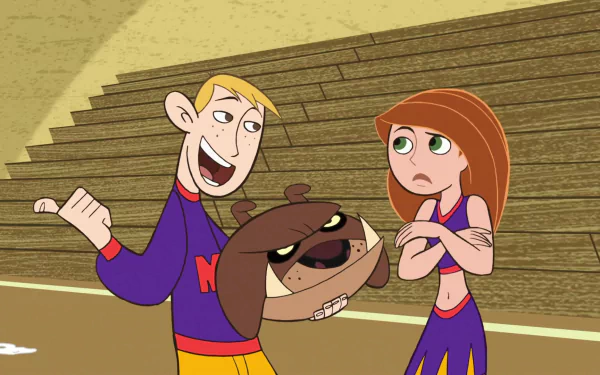  Kim and Ron Cheerleader