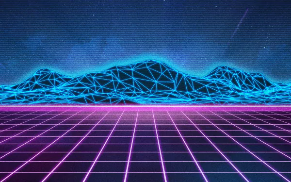 artistic retrowave HD Desktop Wallpaper | Background Image