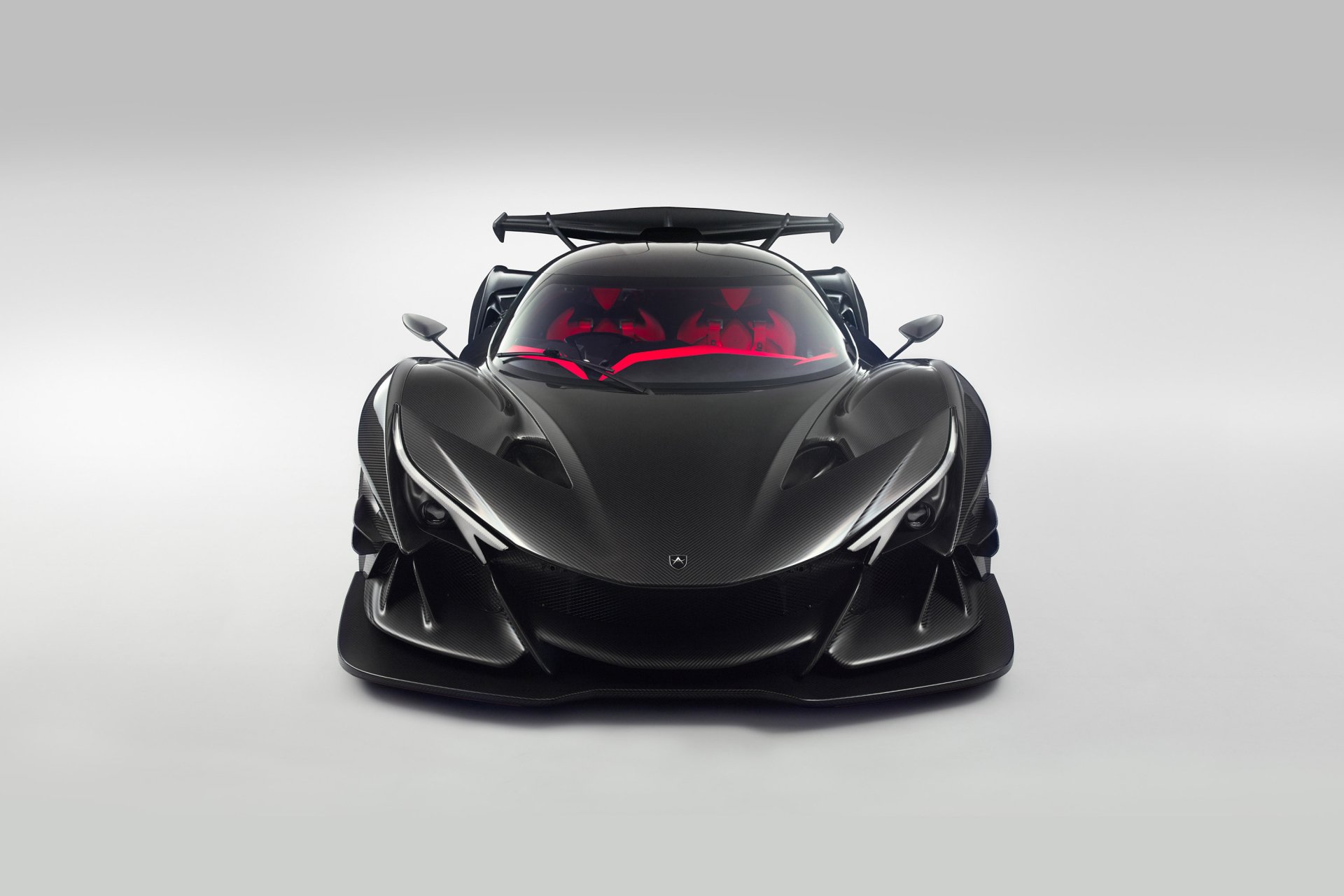 Download Black Car Hypercar Vehicle Apollo IE HD Wallpaper