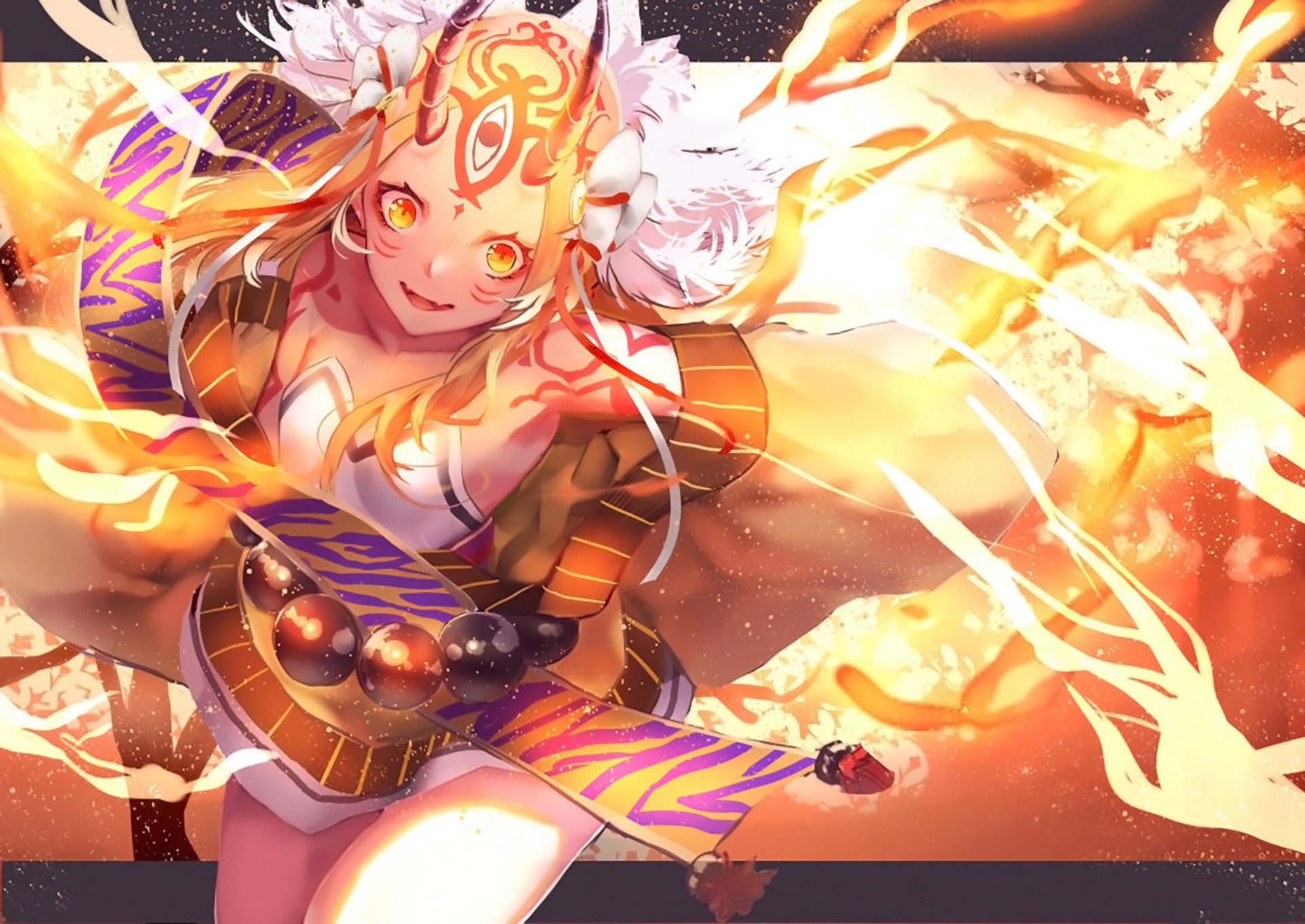 Ibaraki Douji Blaze - HD Fate/Grand Order Anime Wallpaper by 大國