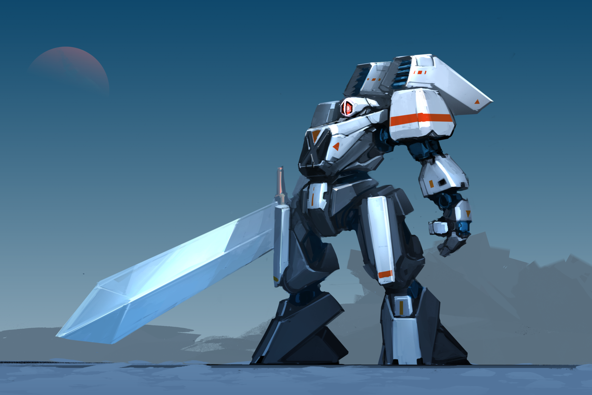 Download Sword Sci Fi Robot HD Wallpaper by ksenolog | 3000x2000 ...