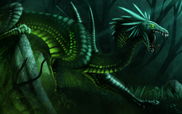 Fantasy Creature Dragon Basilisk HD Wallpaper | Background Image