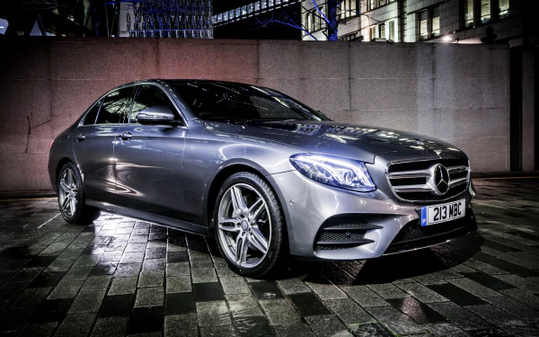 silver car car Mercedes-Benz vehicle Mercedes-Benz E-Class HD Desktop Wallpaper | Background Image