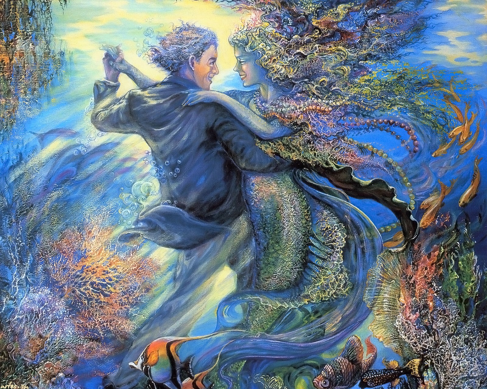 Painting by Josephine Wall by Josephine Wall