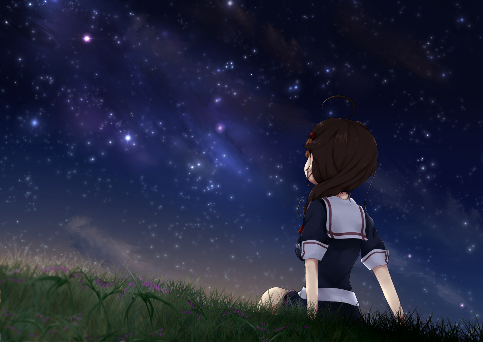 Download Shigure (Kancolle) Anime Kantai Collection HD Wallpaper by ほしみやましろ。