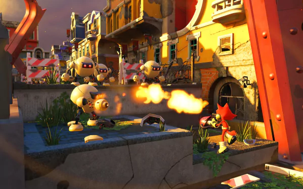 Gadget the Wolf video game Sonic Forces HD Desktop Wallpaper | Background Image