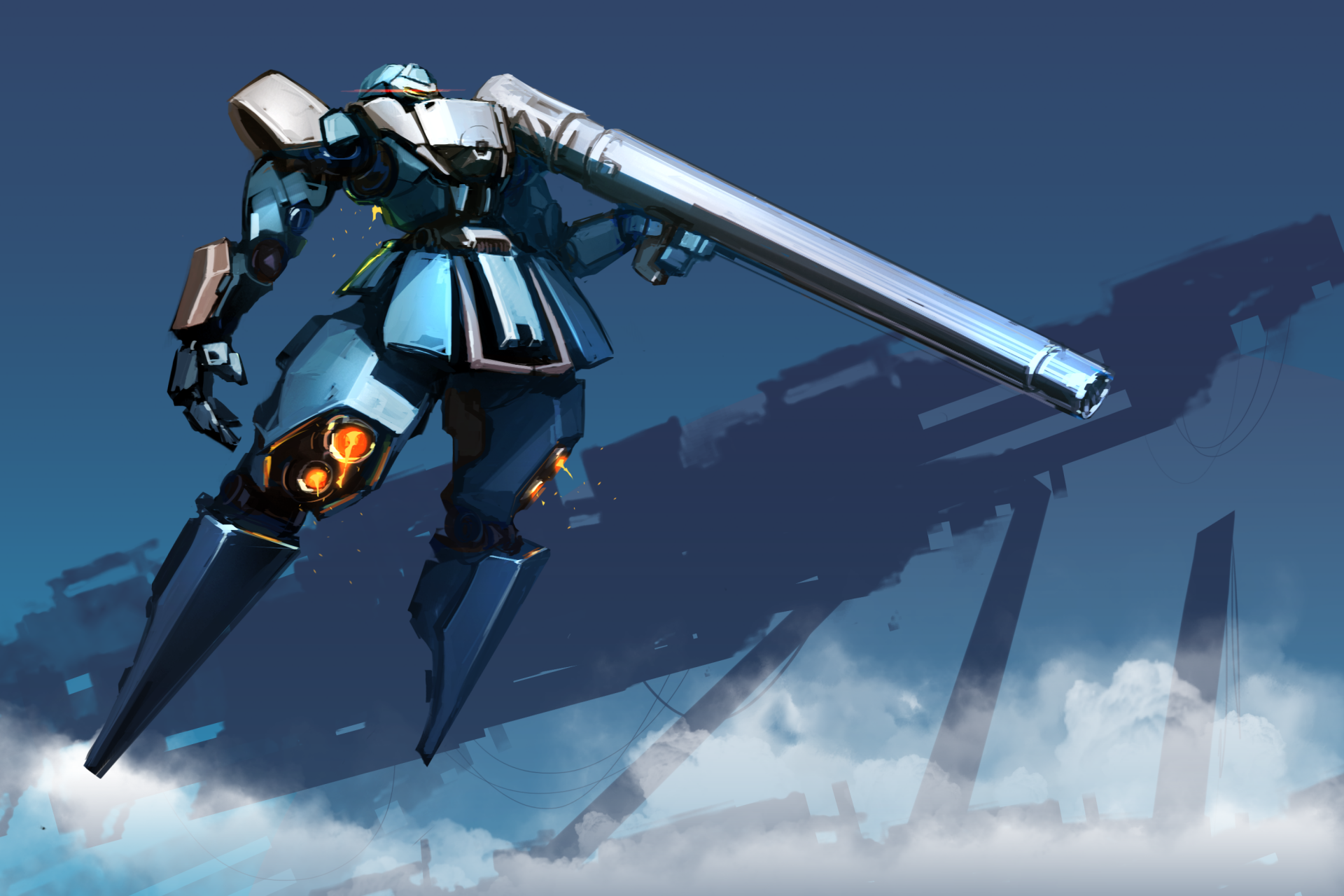 Download Weapon Sci Fi Robot HD Wallpaper by ksenolog | 3000x2000 ...