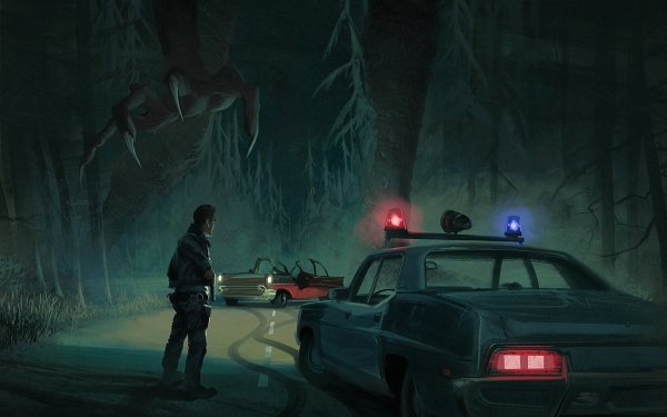 Fantasy Dark Police Monster Night HD Wallpaper | Background Image