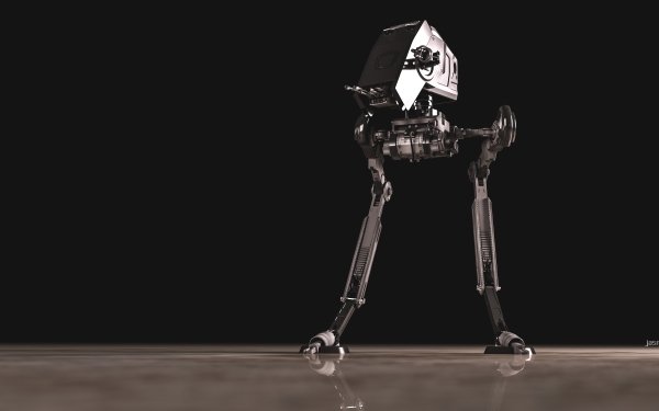 Sci Fi Star Wars AT-ST 3D CGI Machine Robot HD Wallpaper | Background Image