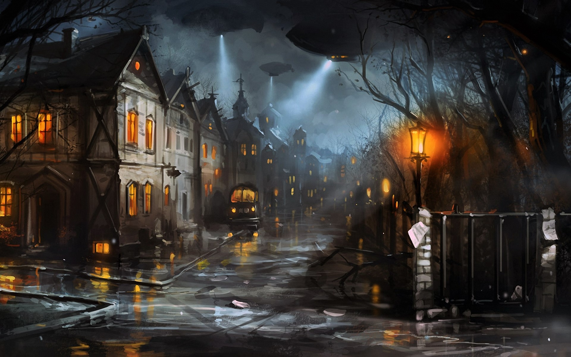 Night Street by Igor Artyomenko