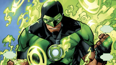 Simon Baz DC Comics Justice League Comic Green Lantern HD Desktop Wallpaper | Background Image
