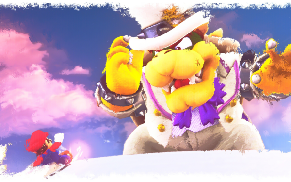 Video Game Super Mario Odyssey Mario Bowser HD Wallpaper | Background Image