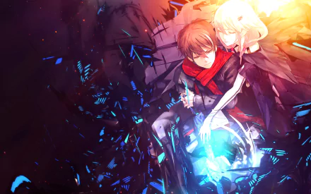 Shu Ouma Inori Yuzuriha Anime Guilty Crown HD Desktop Wallpaper | Background Image