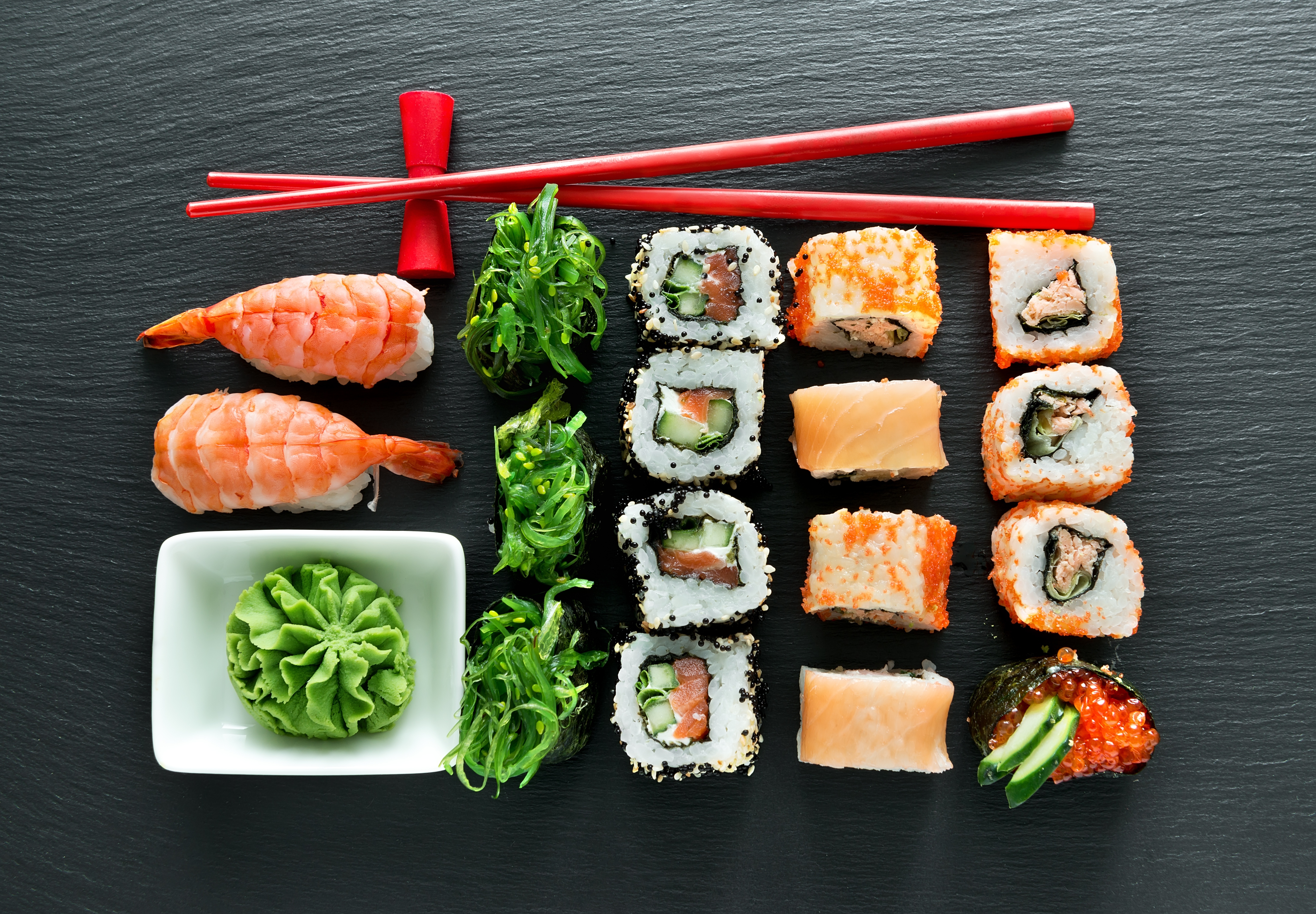 Sushi 4k Ultra HD Wallpaper | Background Image | 6132x4260