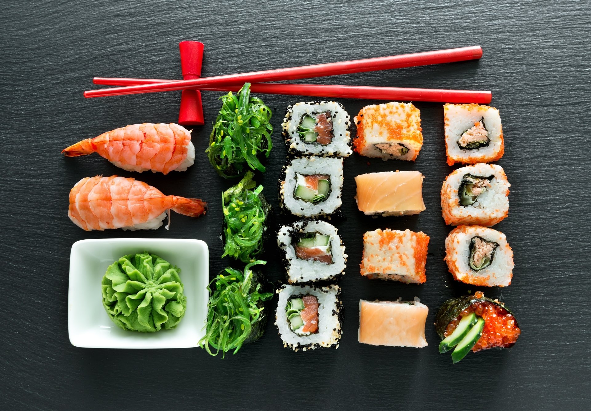Download Seafood Rice Fish Still Life Chopsticks Food Sushi 4k Ultra HD ...