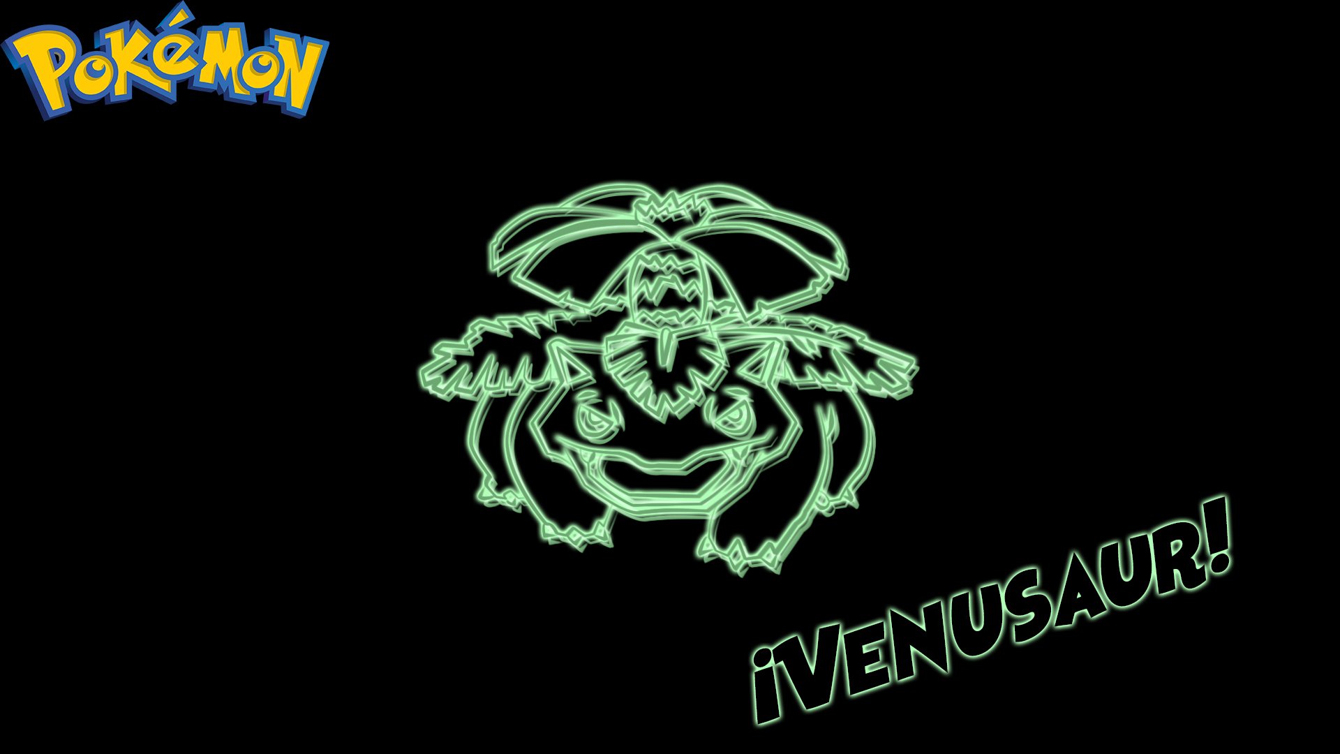 Venusaur Green Neon by Gearstamer