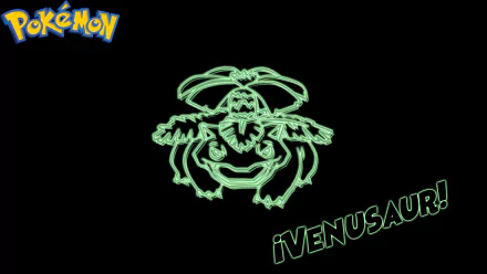  Venusaur Green Neon
