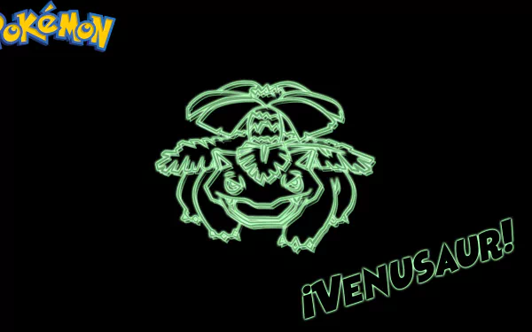  Venusaur Green Neon