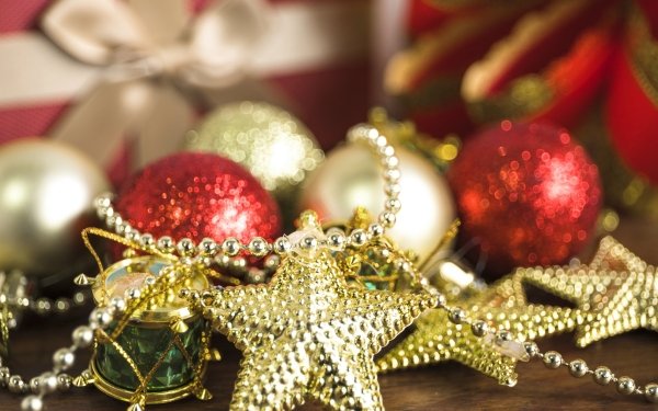 Holiday Christmas Christmas Ornaments Star HD Wallpaper | Background Image