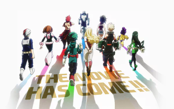 Momo Yaoyorozu Ochaco Uraraka Shoto Todoroki Minoru Mineta Izuku Midoriya Eijiro Kirishima Tenya Iida Katsuki Bakugou Tsuyu Asui Anime My Hero Academia HD Desktop Wallpaper | Background Image