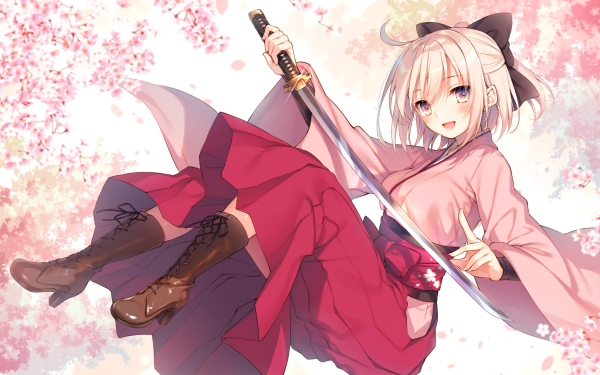 Anime Fate/Grand Order Fate Series Sakura Saber Saber HD Wallpaper | Background Image