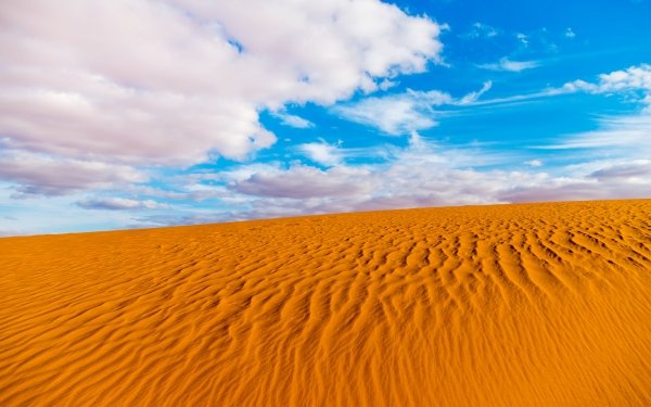 Nature Desert Algeria Africa Sahara Dune Sky Sand HD Wallpaper | Background Image