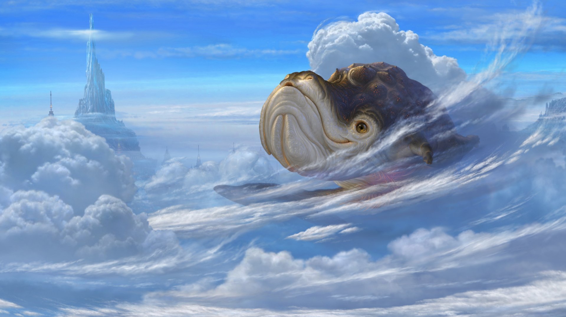 Download Fantasy Whale HD Wallpaper