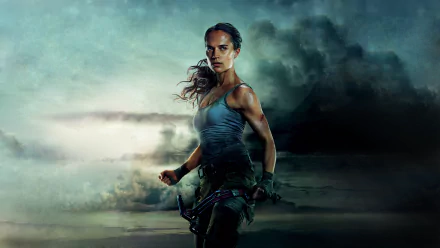 Lara Croft Alicia Vikander movie Tomb Raider (2018) HD Desktop Wallpaper | Background Image
