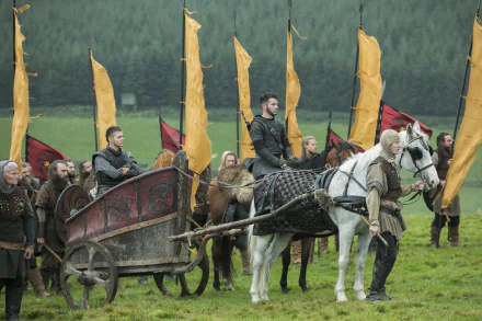 Heahmund (Vikings) Jonathan Rhys Meyers TV Show Vikings (2013) HD Desktop Wallpaper | Background Image