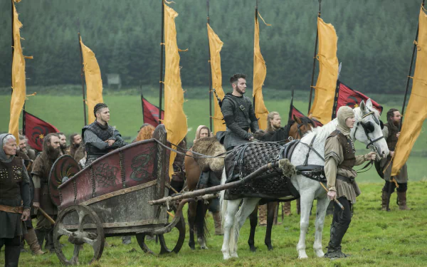 Heahmund (Vikings) Jonathan Rhys Meyers TV Show Vikings (2013) HD Desktop Wallpaper | Background Image