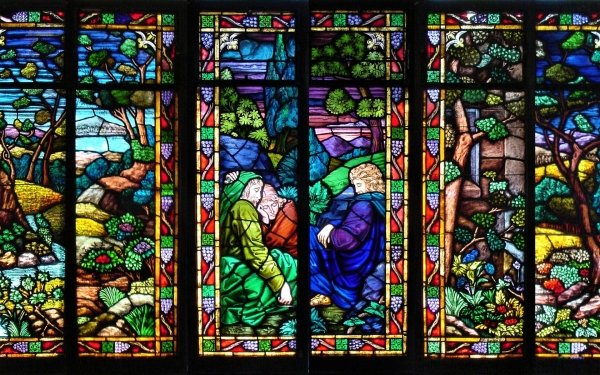 Artistic Stained Glass Window Religious Colorful HD Wallpaper | Background Image