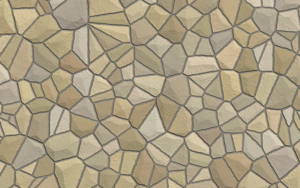  Brown and Cream Mosaic Tile Wallpaper by Reinhold Schlager