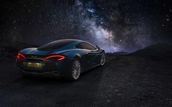 star supercar night car McLaren vehicle McLaren 570GT HD Desktop Wallpaper | Background Image