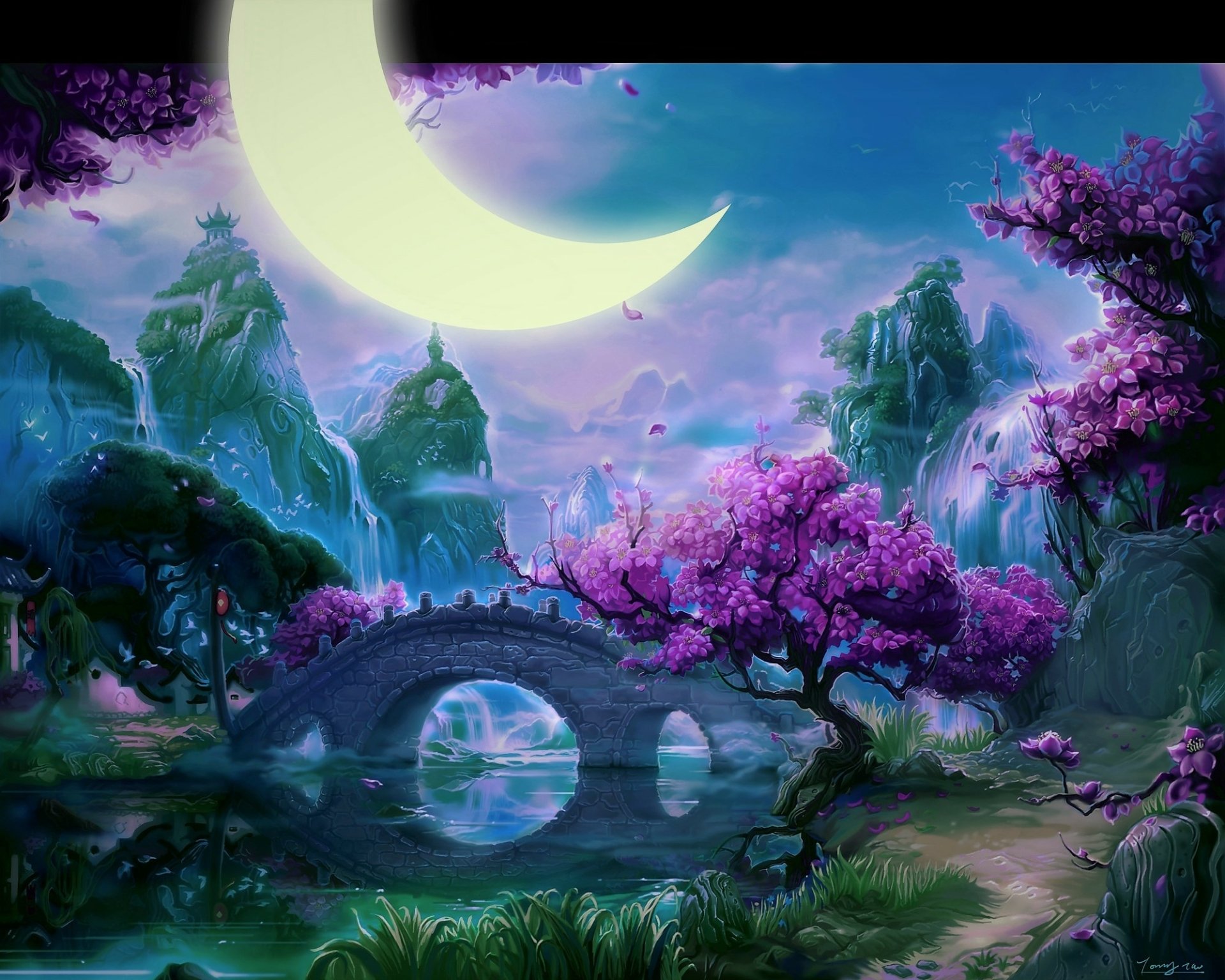 Fantasy Landscape HD Wallpaper | Background Image | 2000x1600