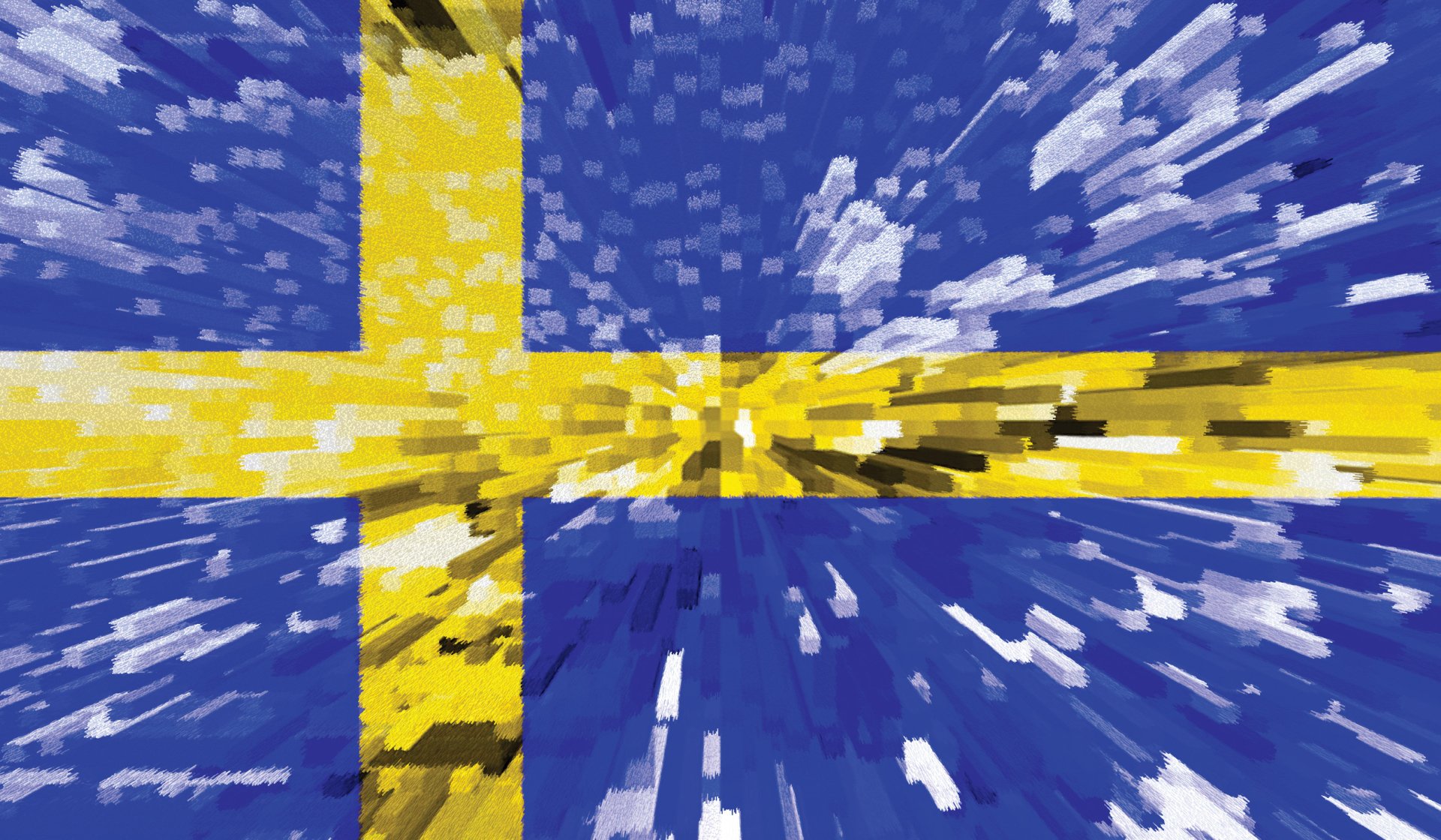 Swedish Flag by Dr-Pen