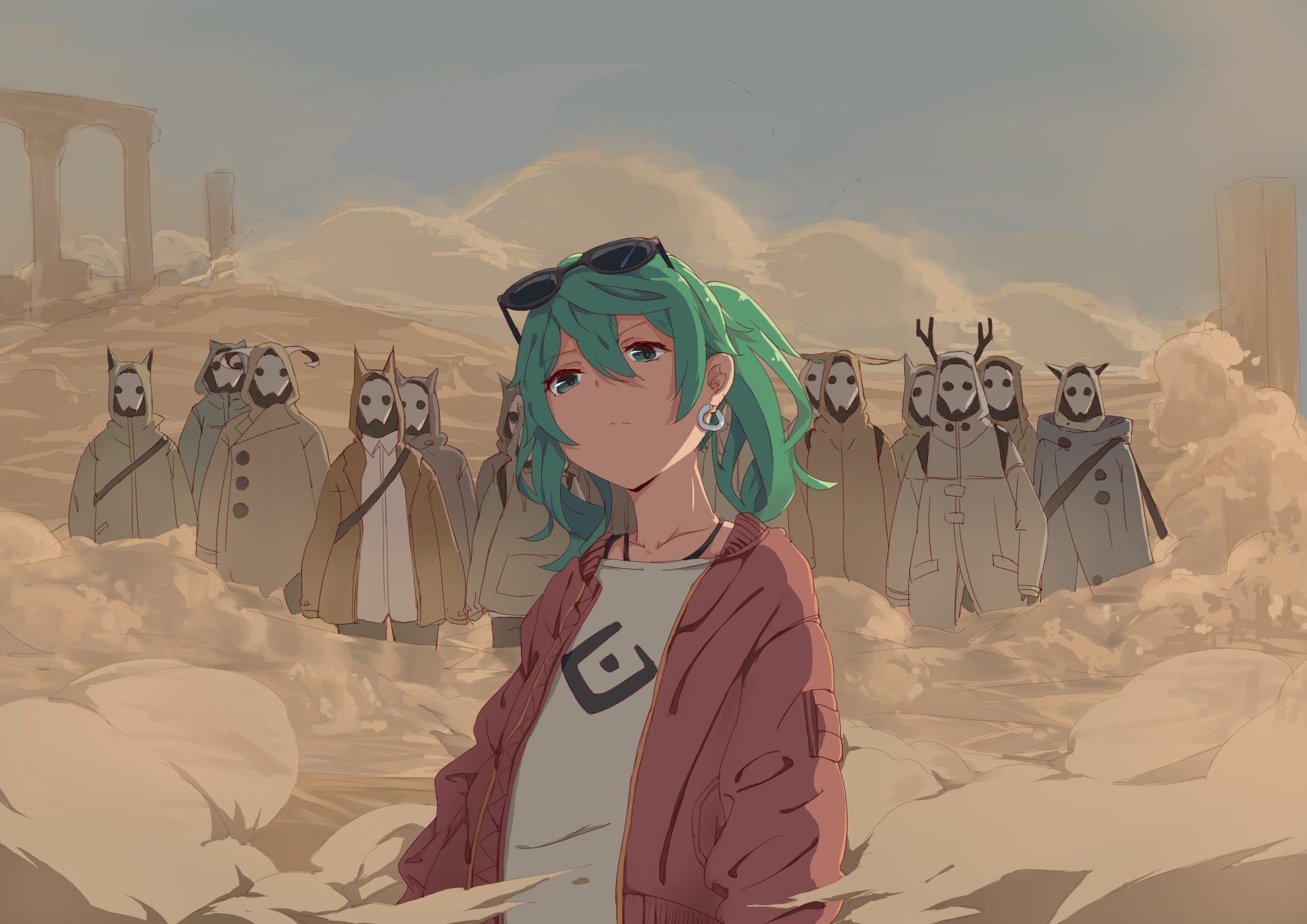 Download Sand (Vocaloid) Hatsune Miku Anime Vocaloid HD Wallpaper by 锦筠Rex