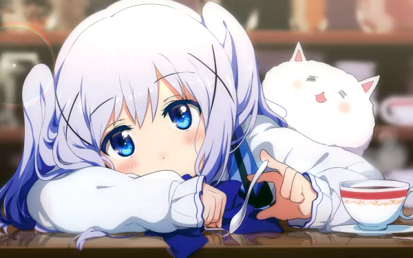 Chino Kafū Anime Is the Order a Rabbit HD Desktop Wallpaper | Background Image