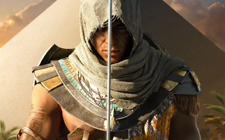 Bayek Of Siwa video game Assassin's Creed Origins HD Desktop Wallpaper | Background Image