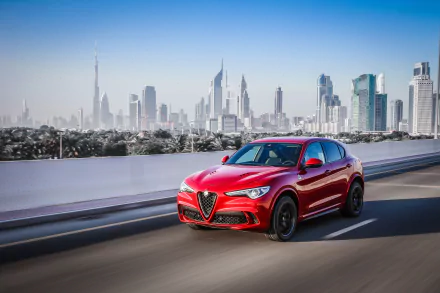 SUV car Alfa Romeo vehicle Alfa Romeo Stelvio HD Desktop Wallpaper | Background Image