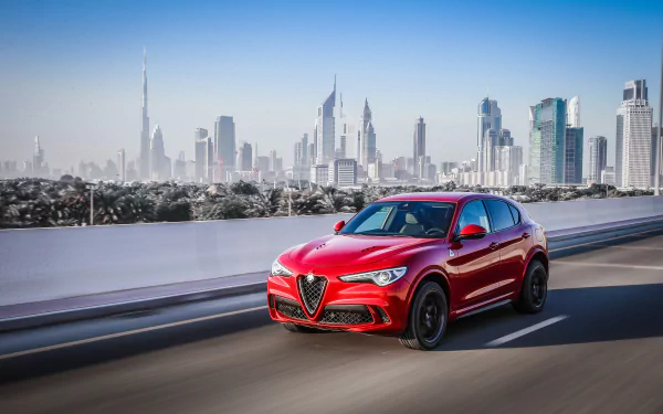 SUV car Alfa Romeo vehicle Alfa Romeo Stelvio HD Desktop Wallpaper | Background Image