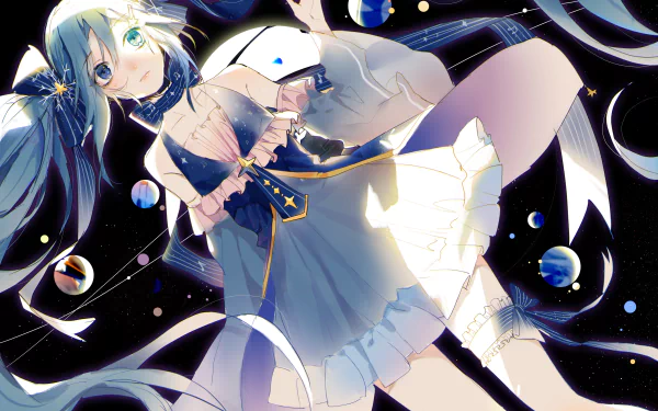 Hatsune Miku Anime Vocaloid HD Desktop Wallpaper | Background Image