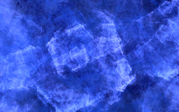 Abstract blue fractal resembling ice, created with Apophysis software, displayed in 4K Ultra HD quality as a PC desktop wallpaper and background.