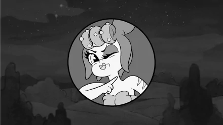 HD PC desktop wallpaper featuring Cala Maria, a character from the Cuphead video game, depicted in a cartoon style with expressive facial features.