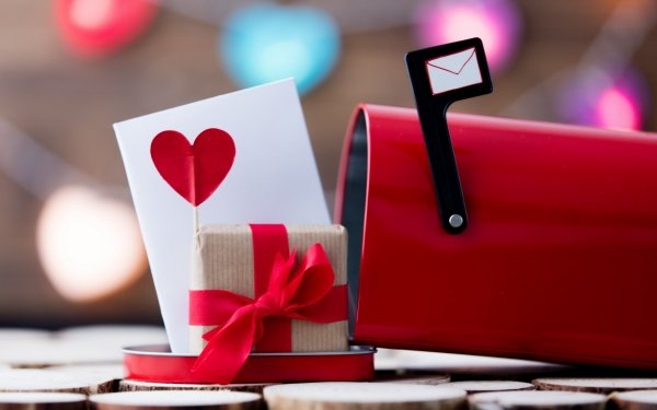 Holiday Valentine's Day Gift Letter Romantic HD Wallpaper | Background Image